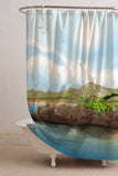 Rocking at the Beach Shower Curtain