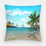 Dolphins Outdoor Pillow